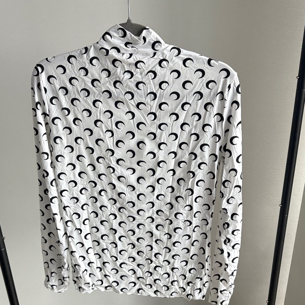 Marine Serré Black and White Men's Shirt - Picture 3 of 4